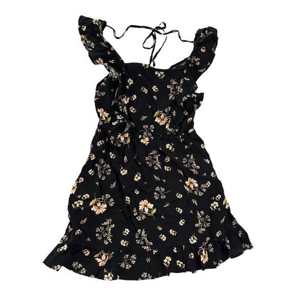 wild fable Dresses & Skirts - Wild Fable Black Dress Floral pattern NWT Size XS